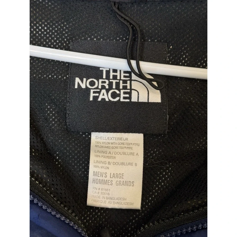Vintage‎ The North Face  Mountain Guide Jacket Storm Blue Sz Large Tall Used